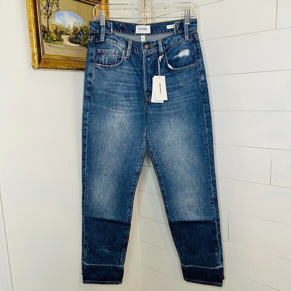Frame Denim NWT Le Original Jean Mix Cloud in Aviation Size 26 - Picture 6 of 13